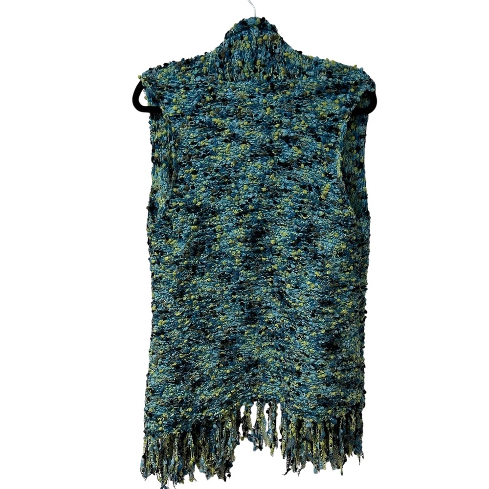 Ruby Rd. Multicolor Textured Knit cardigan/Vest-L - Picture 7 of 10